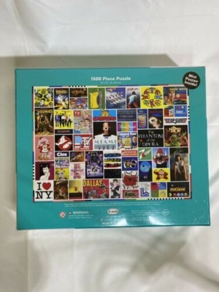 1980s 1500 Piece Jigsaw Puzzle Y2K 80s Pop TV Movies Brands Nostalgia Coquette - Picture 4 of 12